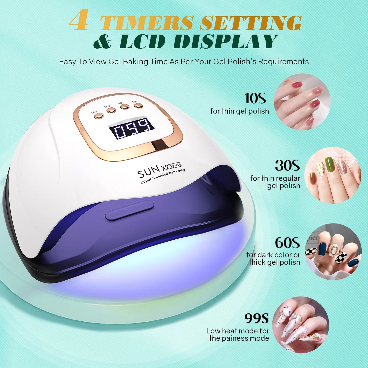 UV LED Nail Lamp 380W 