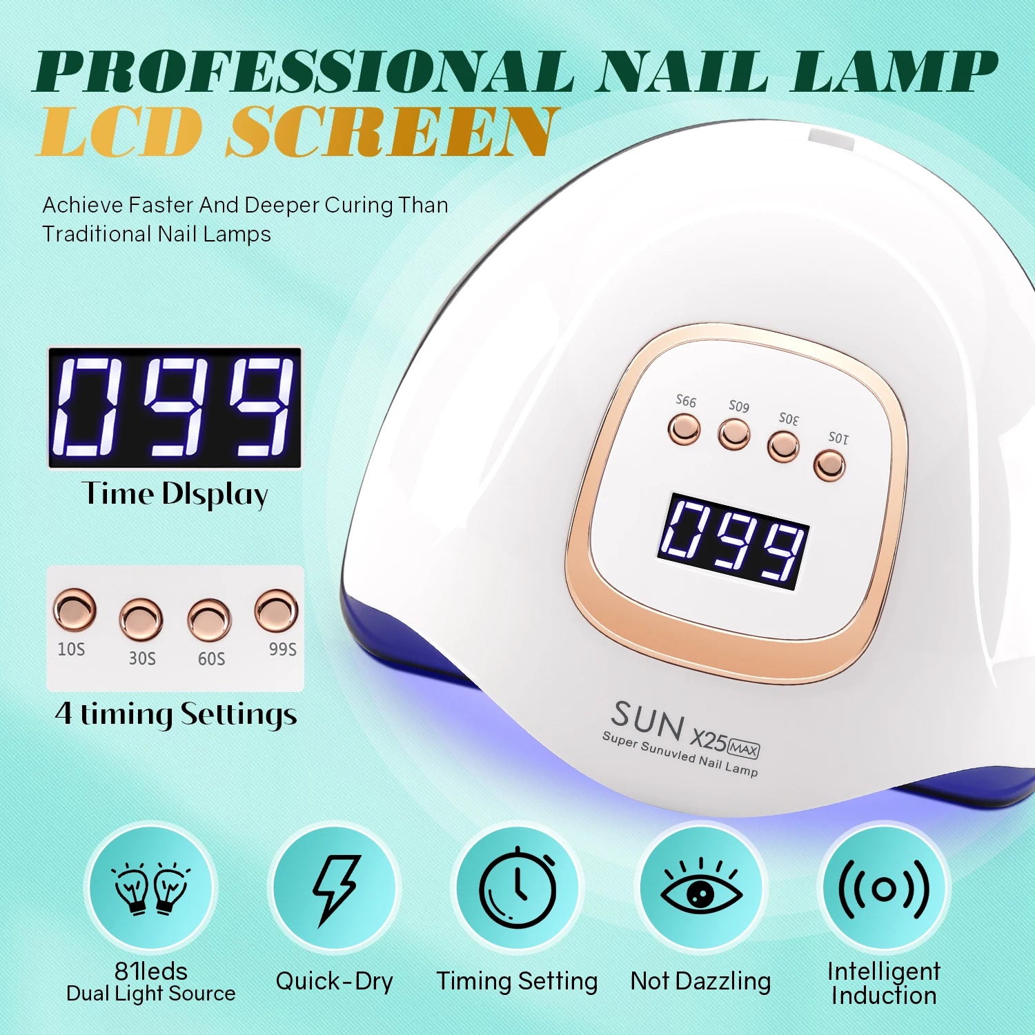 UV LED Nail Lamp 380W 