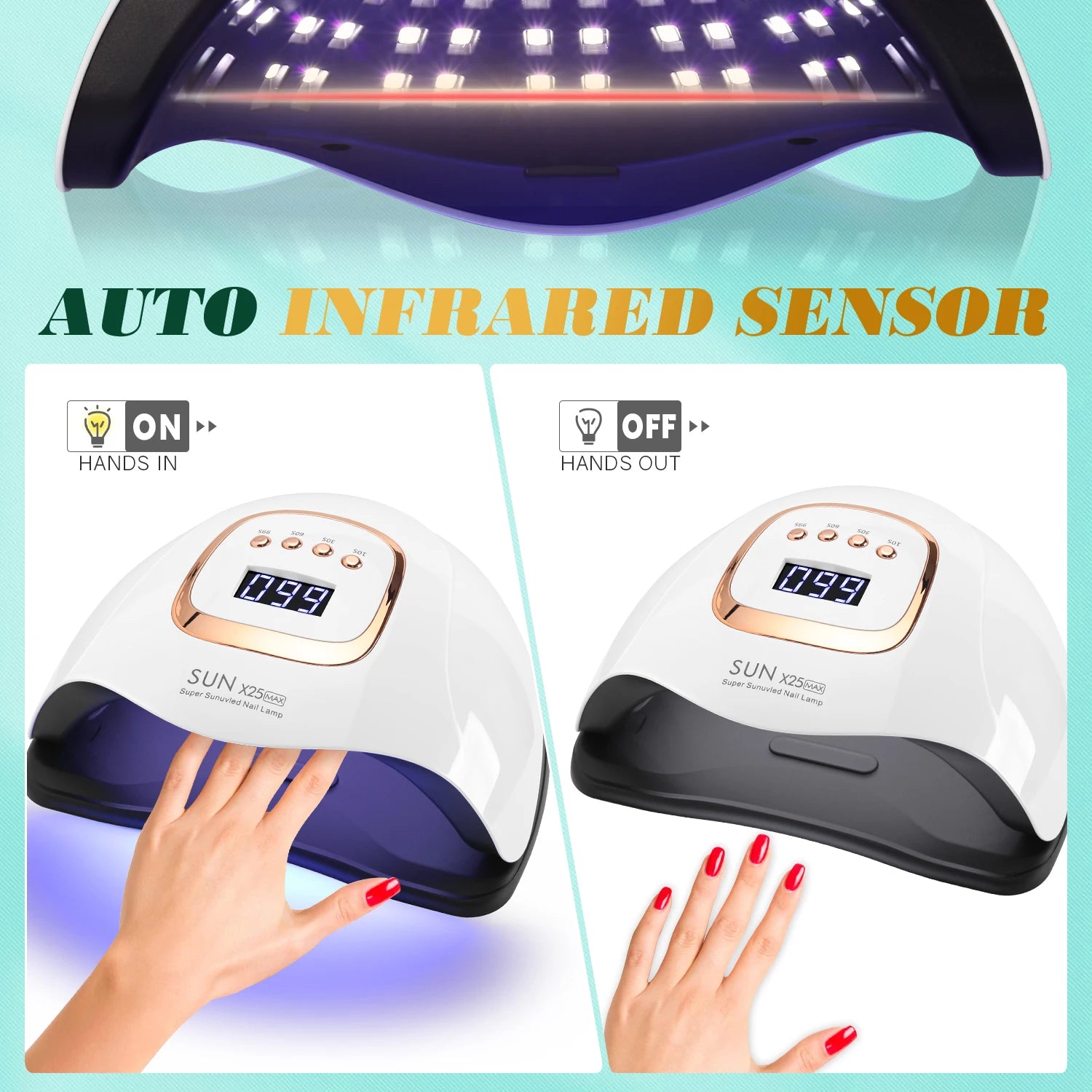 UV LED Nail Lamp 380W 
