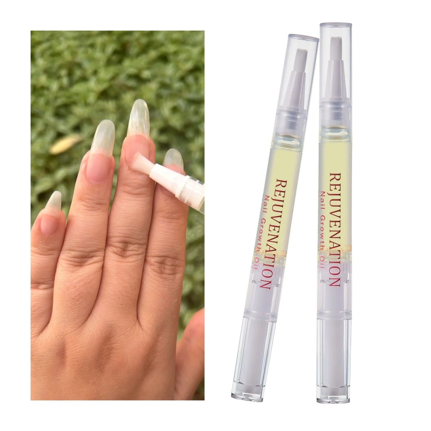 2-Pack Nail Growth Oil Pen — Nourishing Cuticle Oil for Stronger, Healthier Nails