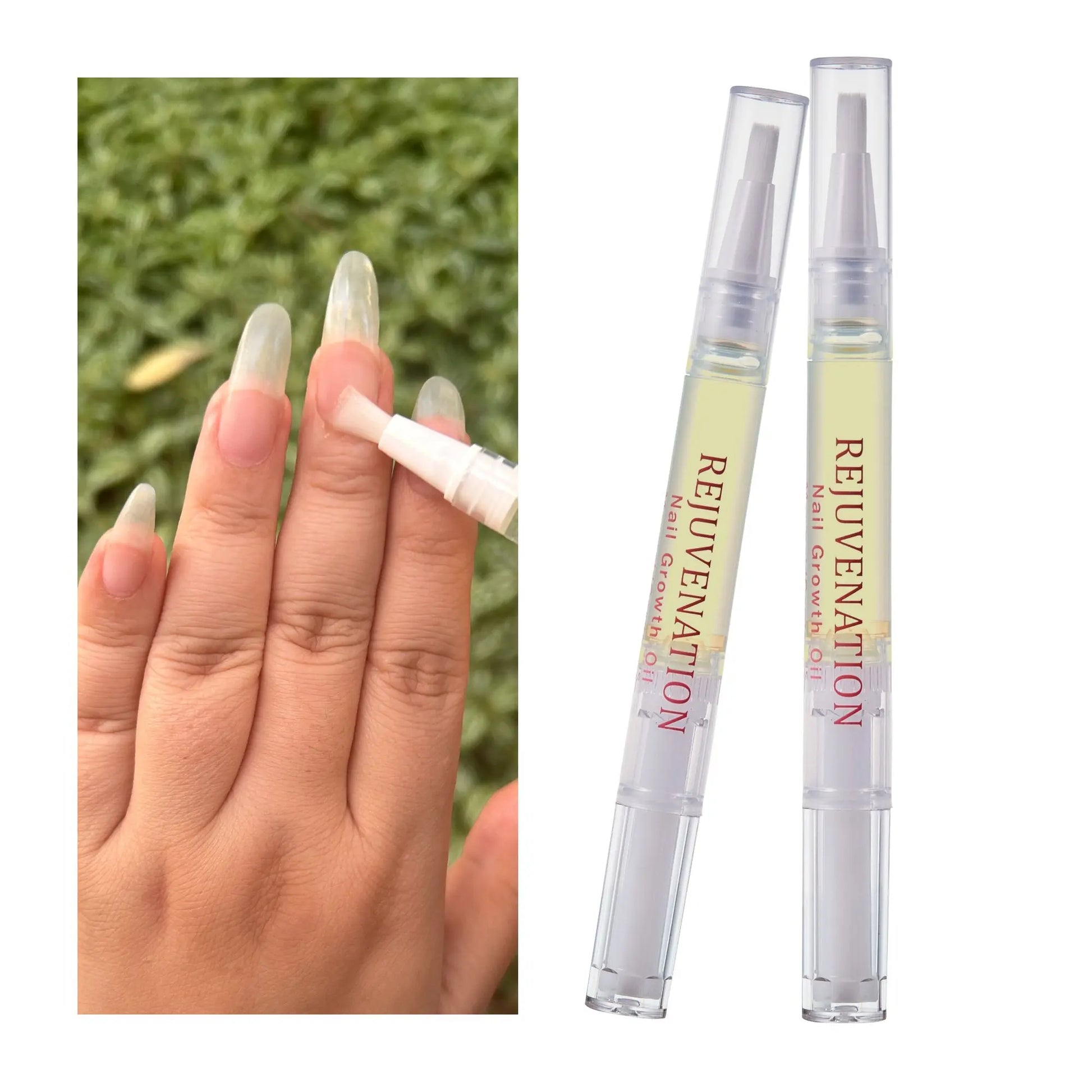 2-Pack Nail Growth Oil Pen — Nourishing Cuticle Oil for Stronger, Healthier Nails