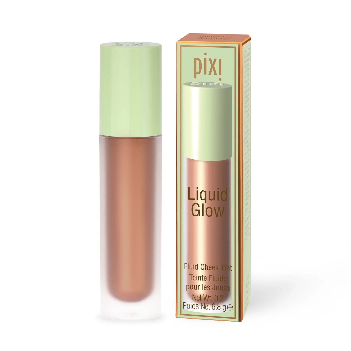 Pixi Liquidglow Serum Blush - Silky, Smooth, Brightening Tint for Dewy Cheeks, Buildable Color, Skin-Loving Makeup for Mature Skin (Over 50), Monochrome & Editorial Makeup Looks