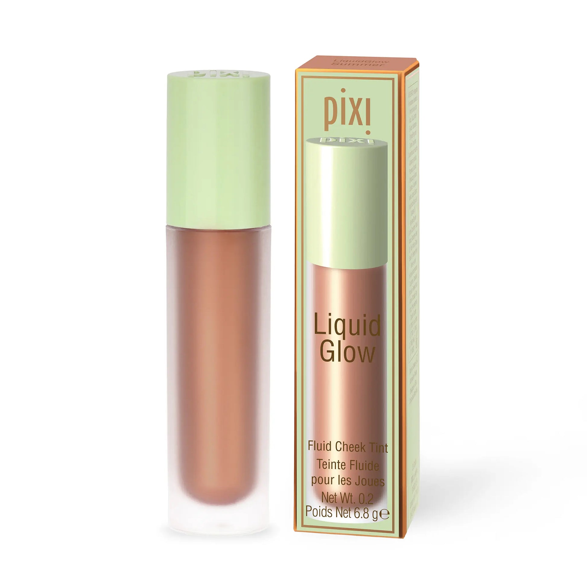 Pixi Liquidglow Serum Blush - Silky, Smooth, Brightening Tint for Dewy Cheeks, Buildable Color, Skin-Loving Makeup for Mature Skin (Over 50), Monochrome & Editorial Makeup Looks