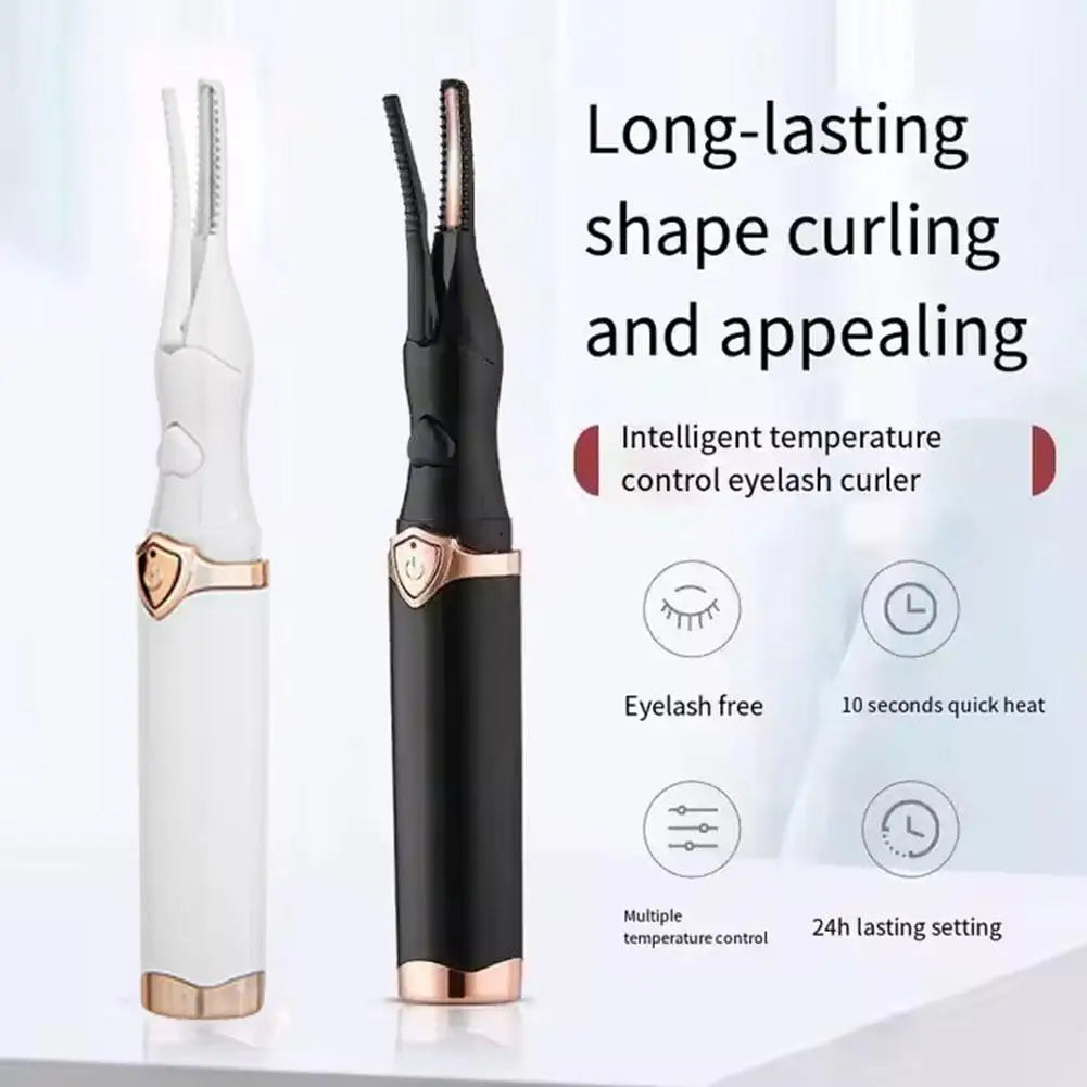 2026 Electric Heated Eyelash Curler — USB Rechargeable, 3 Temperature Modes