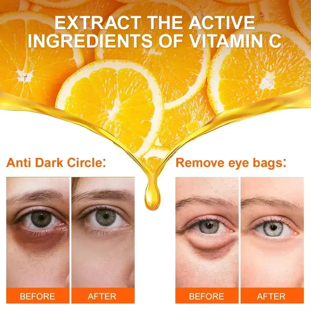 Anti Dark Circle Eye Serum Oil Retinol anti Wrinkle Firming Skin Remove Eye Bag Fade Fine Line Whitening Brighten Eye Care Korea