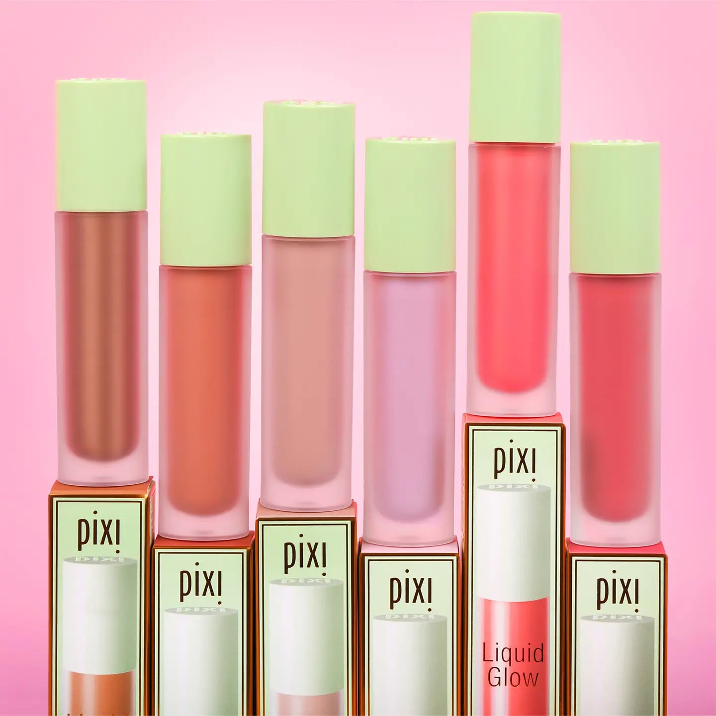 Pixi Liquidglow Serum Blush - Silky, Smooth, Brightening Tint for Dewy Cheeks, Buildable Color, Skin-Loving Makeup for Mature Skin (Over 50), Monochrome & Editorial Makeup Looks